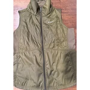 Columbia Womens Mix It Around II Vest Olive Green Size XL